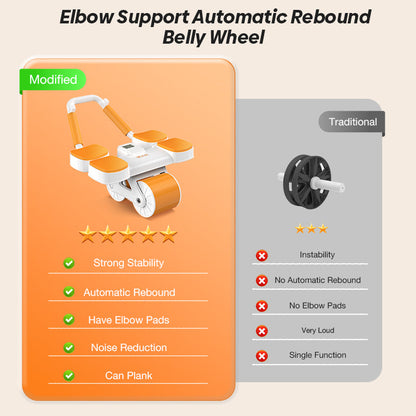 Elbow Support Automatic Rebound Abdominal Wheel-4 Elbow Support